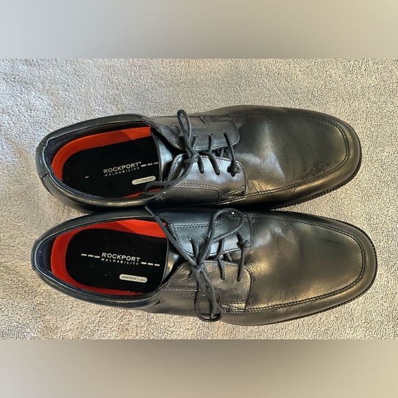 Rockport Men's Black Leather Dress Shoes - Picture 3 of 5